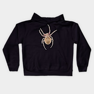 Fierce Orb-Weaver Spider Kids Hoodie